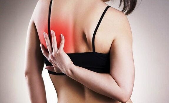 sol kürek kemiğinin altında arkadan ağrı