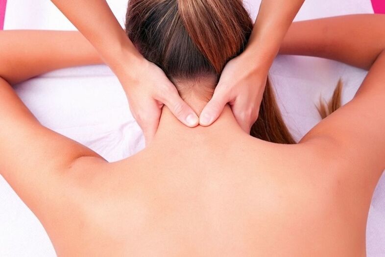 Osteokondroz için boyun masajı
